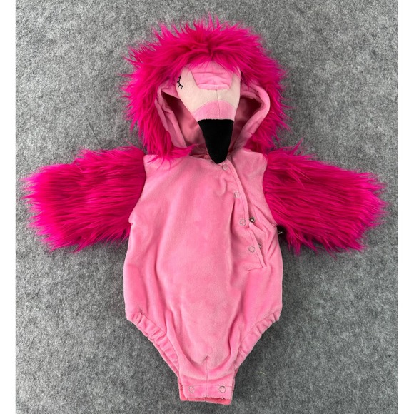 Pottery Barn Pink Flamingo Baby's Halloween Costume Sz 0-6 months - Picture 1 of 6